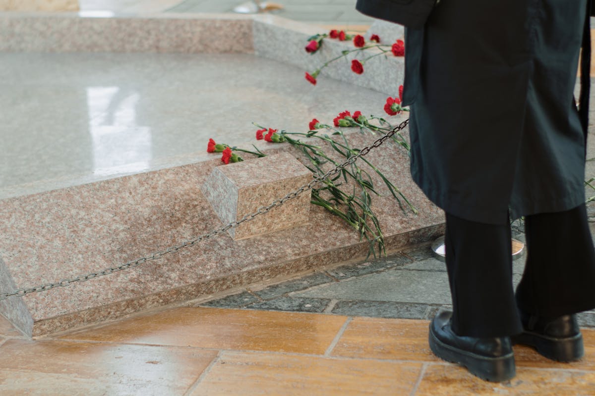 Man with a Coffin on a Funeral